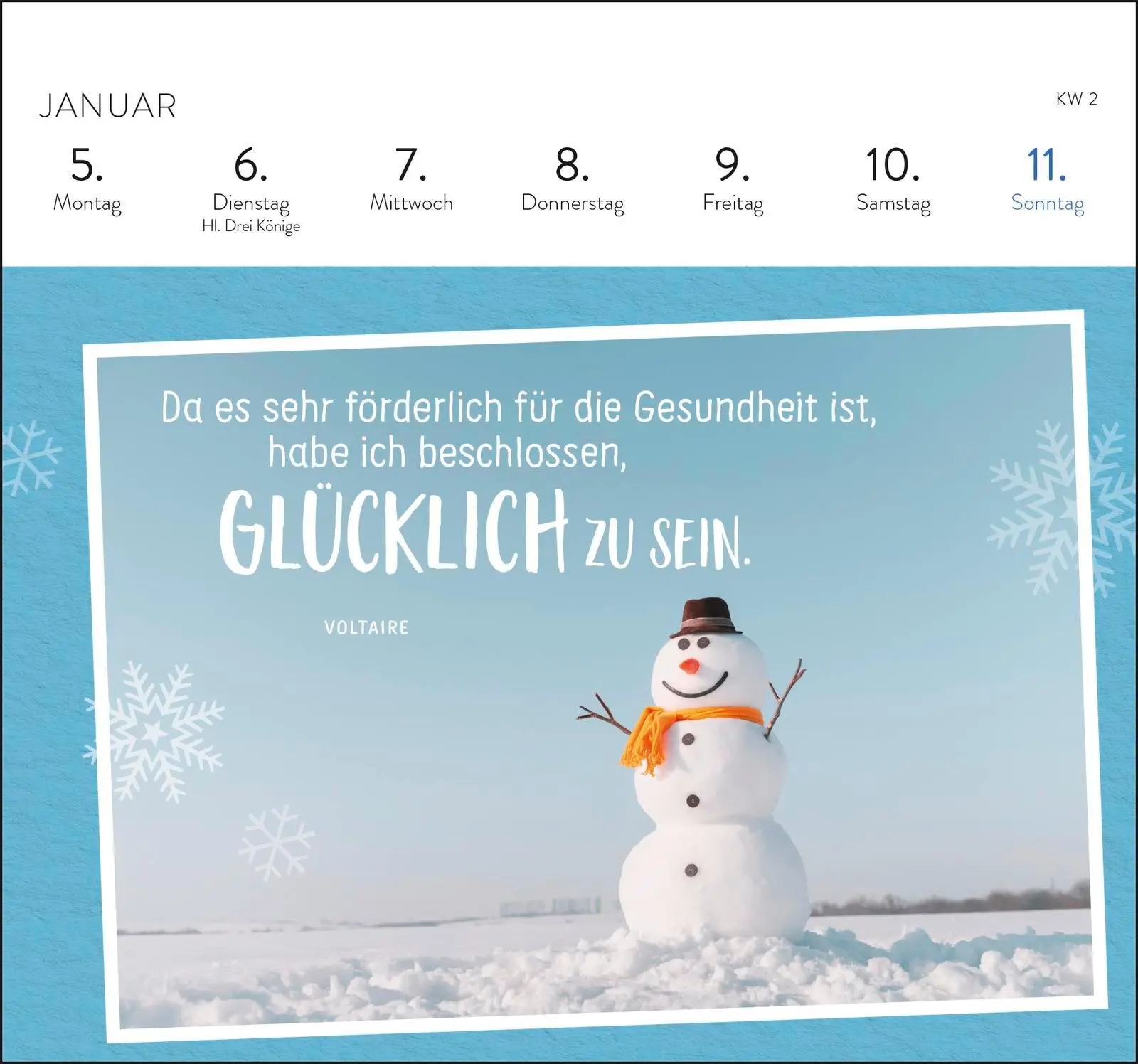 Bild: 4036442013946 | Postkartenkalender 2026: Jeden Tag ein Stück vom Glück | Julia Buck