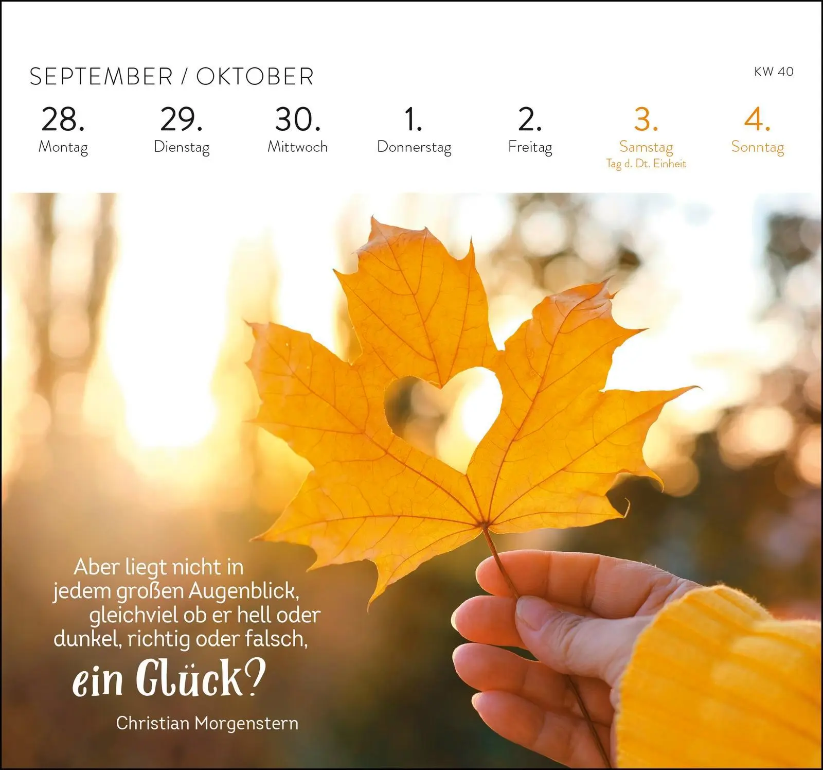 Bild: 4036442013946 | Postkartenkalender 2026: Jeden Tag ein Stück vom Glück | Julia Buck