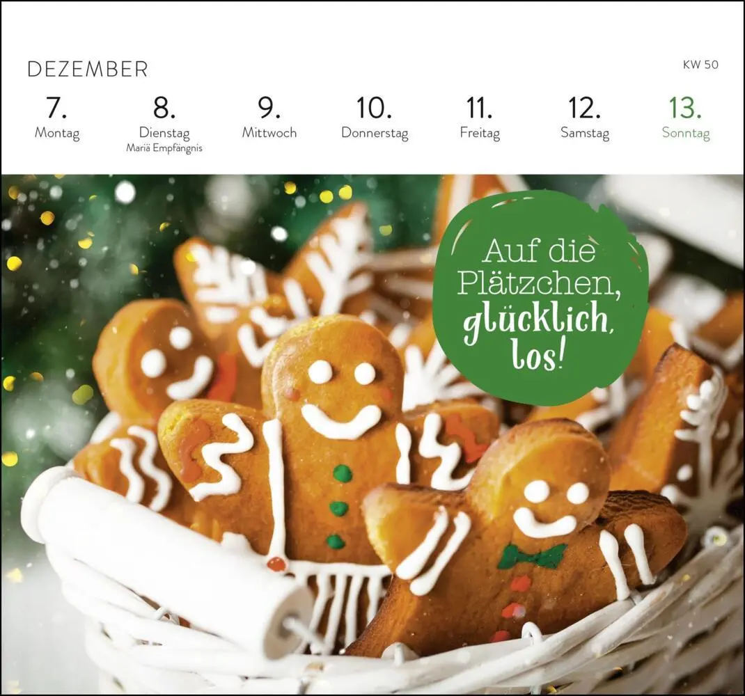 Bild: 4036442013946 | Postkartenkalender 2026: Jeden Tag ein Stück vom Glück | Julia Buck
