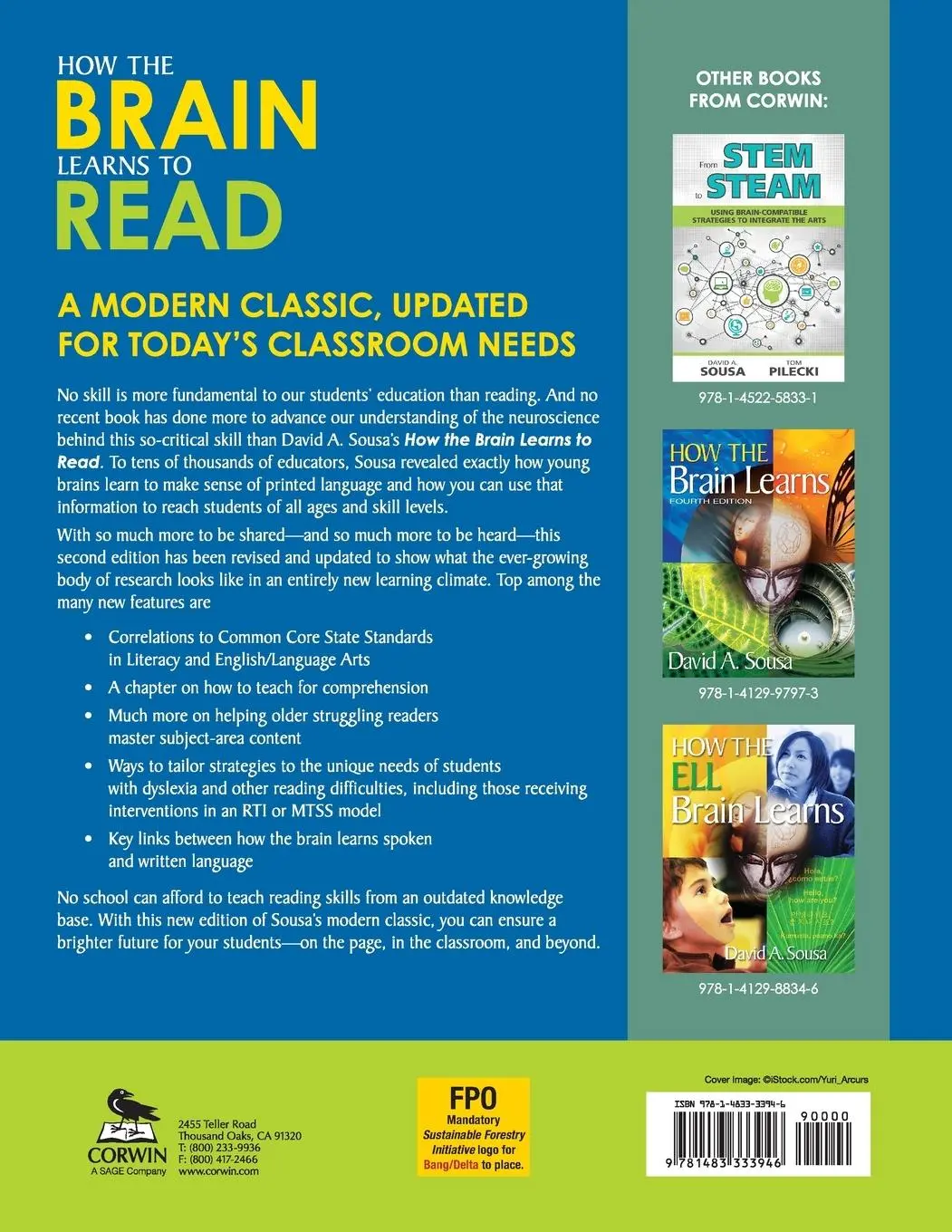 Rückseite: 9781483333946 | How the Brain Learns to Read | David A. Sousa | Taschenbuch | Englisch