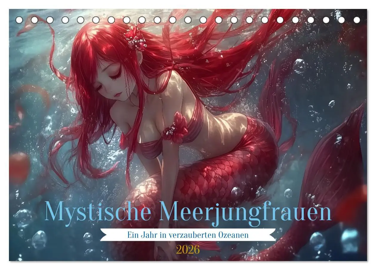 Cover: 9783457323946 | Mystische Meerjungfrauen: Ein Jahr in verzauberten Ozeanen...