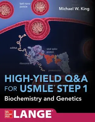 Cover: 9781260474046 | High-Yield Q&amp;A Review for USMLE Step 1: Biochemistry and Genetics