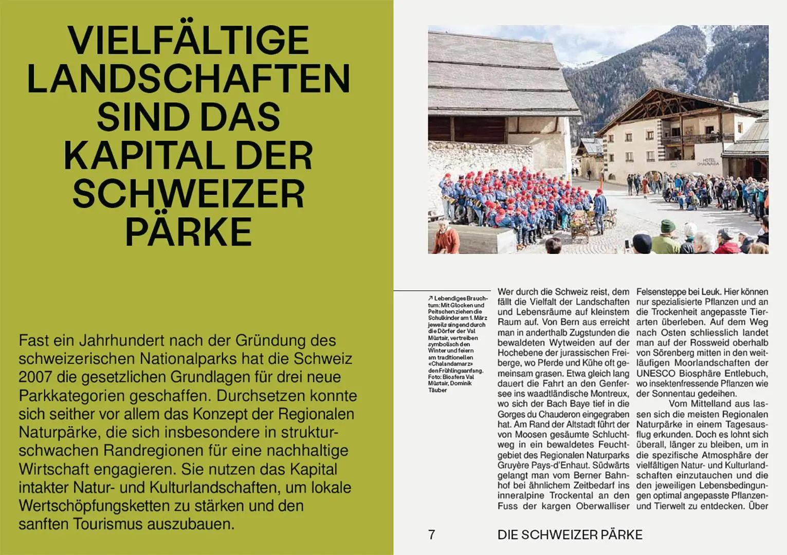 Bild: 9783258084046 | Die Schweizer Pärke | Vielfältige Landschaften und gelebte Traditionen