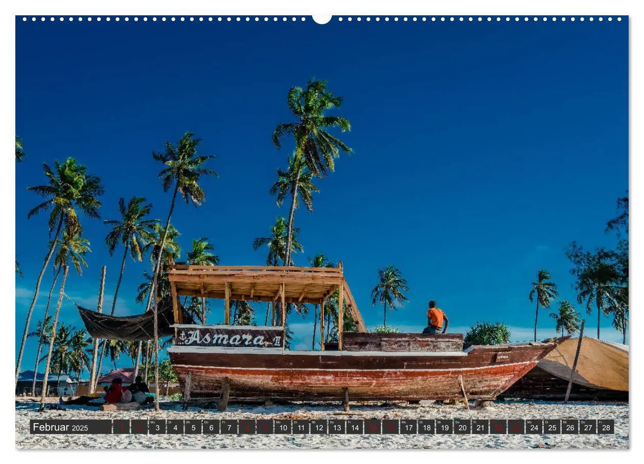 Bild: 9783435364046 | Inselparadies Sansibar (Wandkalender 2025 DIN A2 quer), CALVENDO...