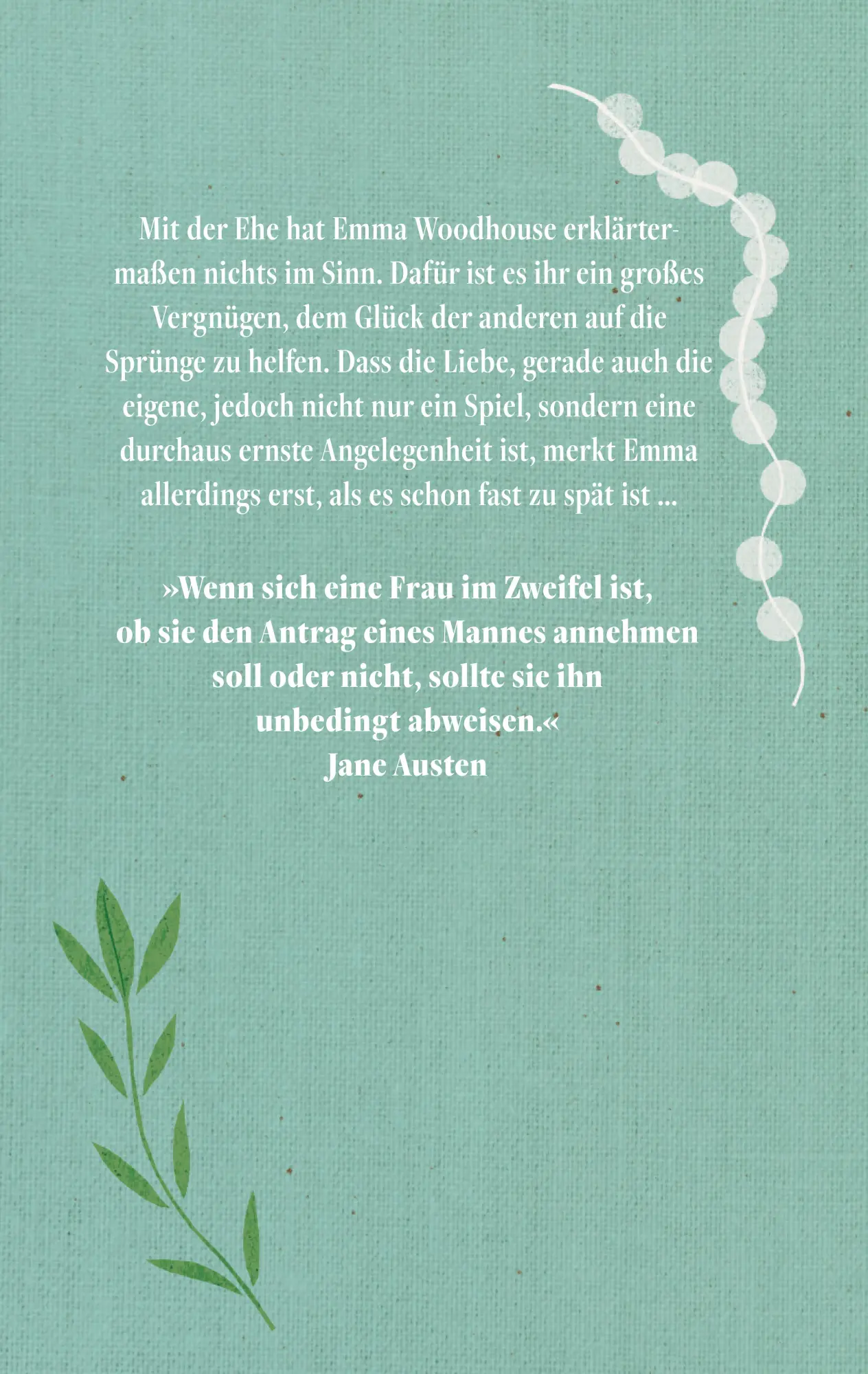 Rückseite: 9783458684046 | Emma | Jane Austen | Buch | 570 S. | Deutsch | 2025