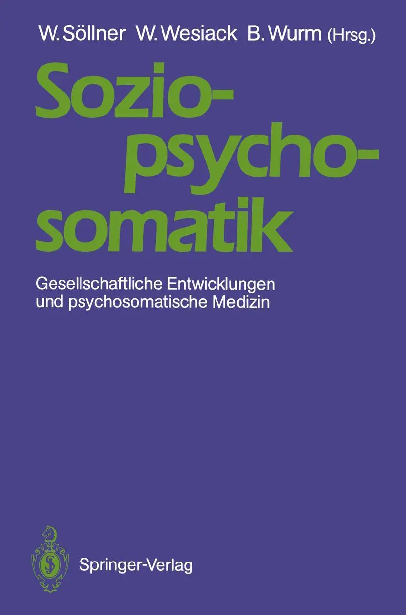 Cover: 9783540514046 | Sozio-psycho-somatik | Wolfgang Söllner (u. a.) | Taschenbuch | xix