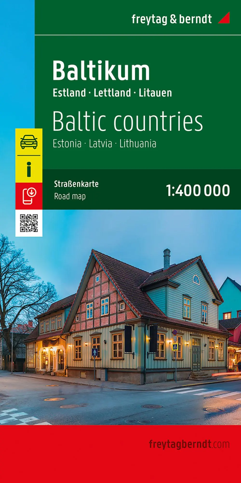 Cover: 9783707924046 | Baltikum, Straßenkarte 1:400.000, freytag &amp; berndt | Freytag &amp; Berndt