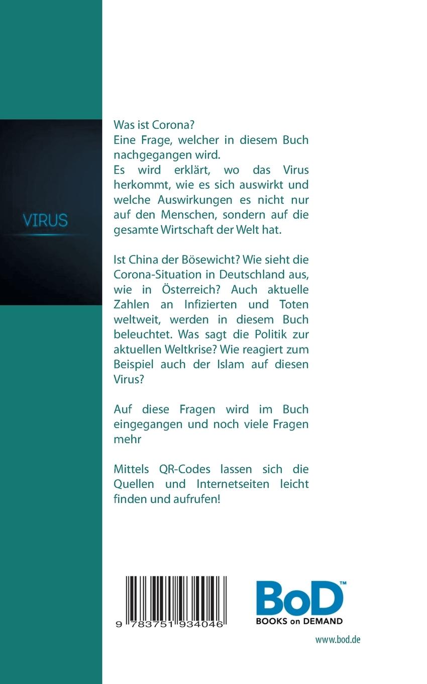 Rückseite: 9783751934046 | Corona - eine kritische Betrachtung | Die Wahrheit über das Virus