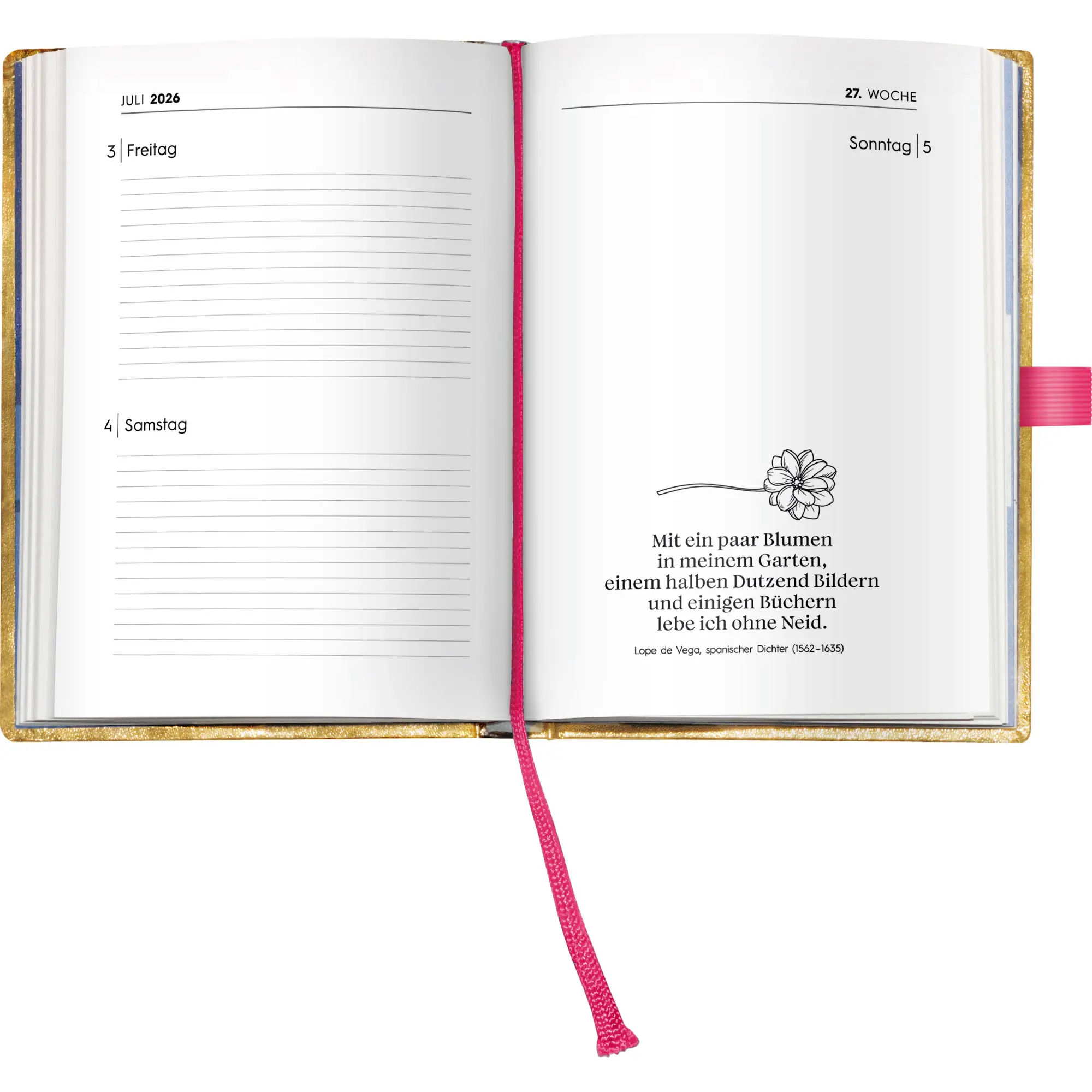 Bild: 4069095004146 | Brigitte Goldkalender 2026 - Buchkalender - Taschenkalender -...
