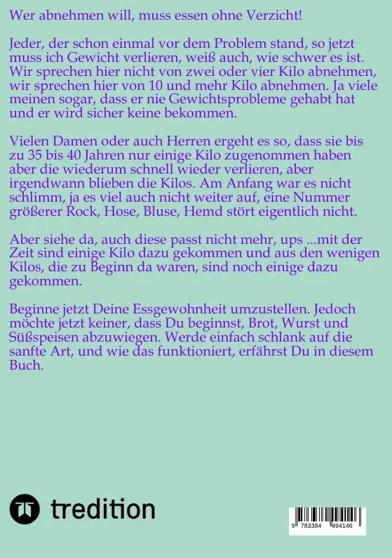 Rückseite: 9783384494146 | Langfristig abnehmen - sanft und gesund | Ulrich Orlowski | Buch