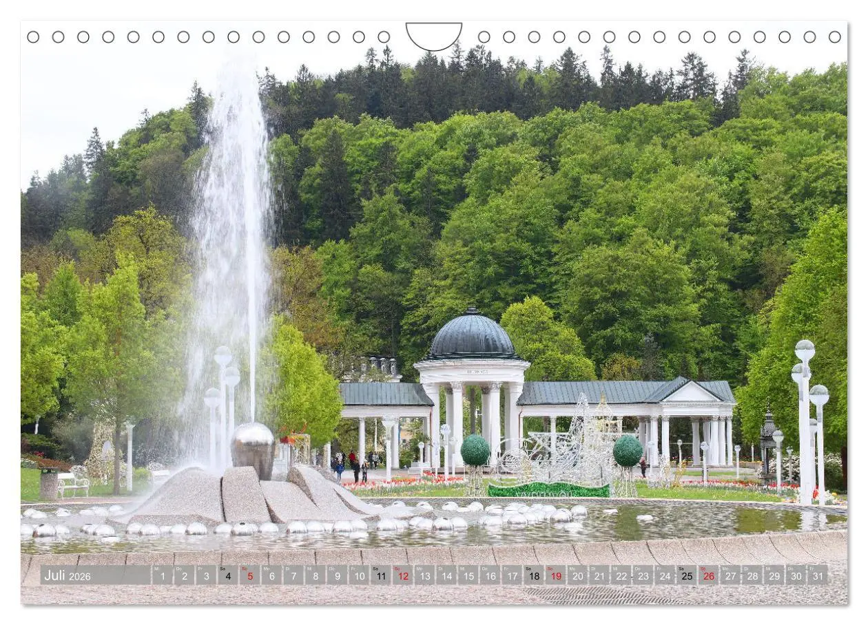 Bild: 9783457374146 | Marienbad in Tschechien (Wandkalender 2026 DIN A4 quer), CALVENDO...