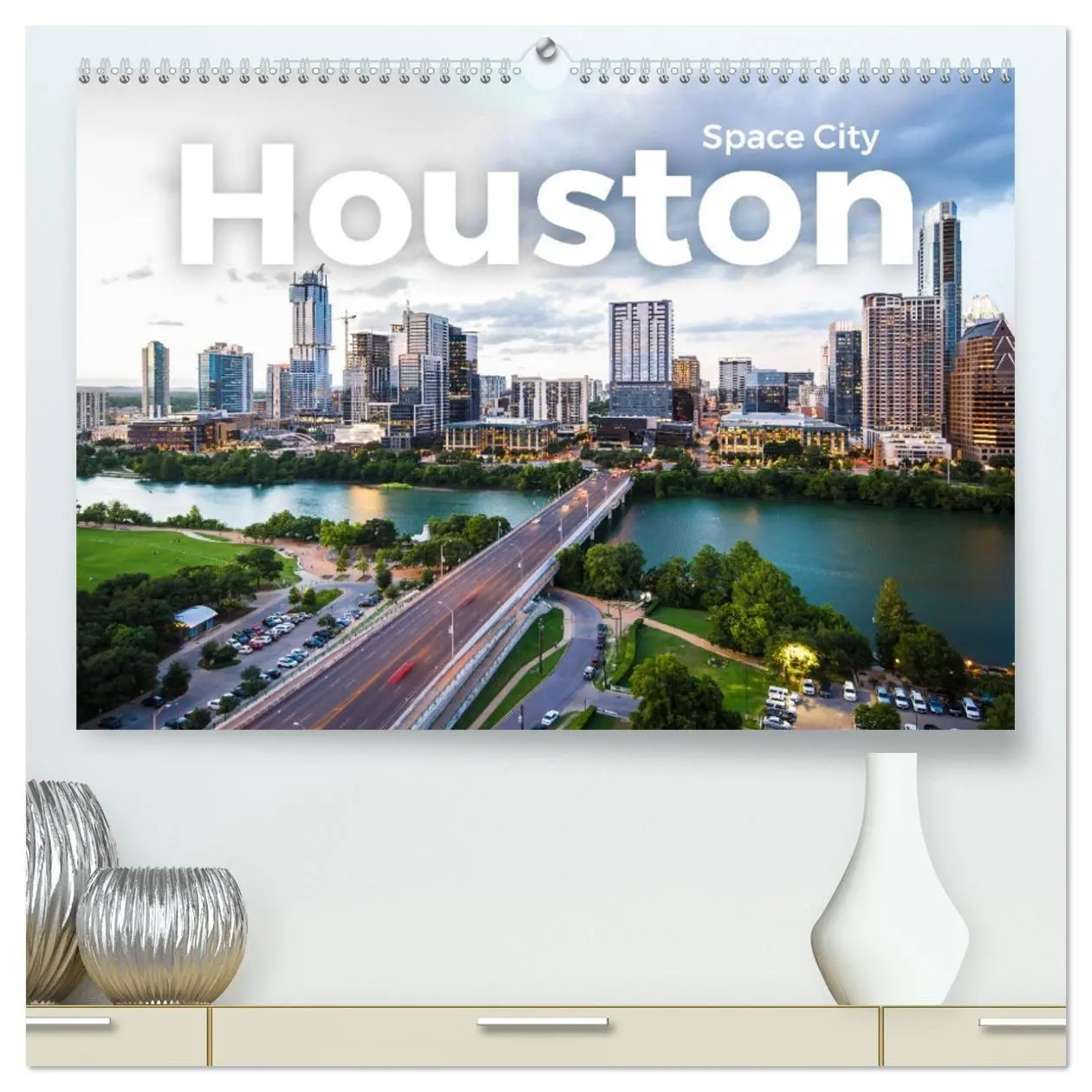 Cover: 9783457444146 | Houston - Space City (hochwertiger Premium Wandkalender 2026 DIN A2...