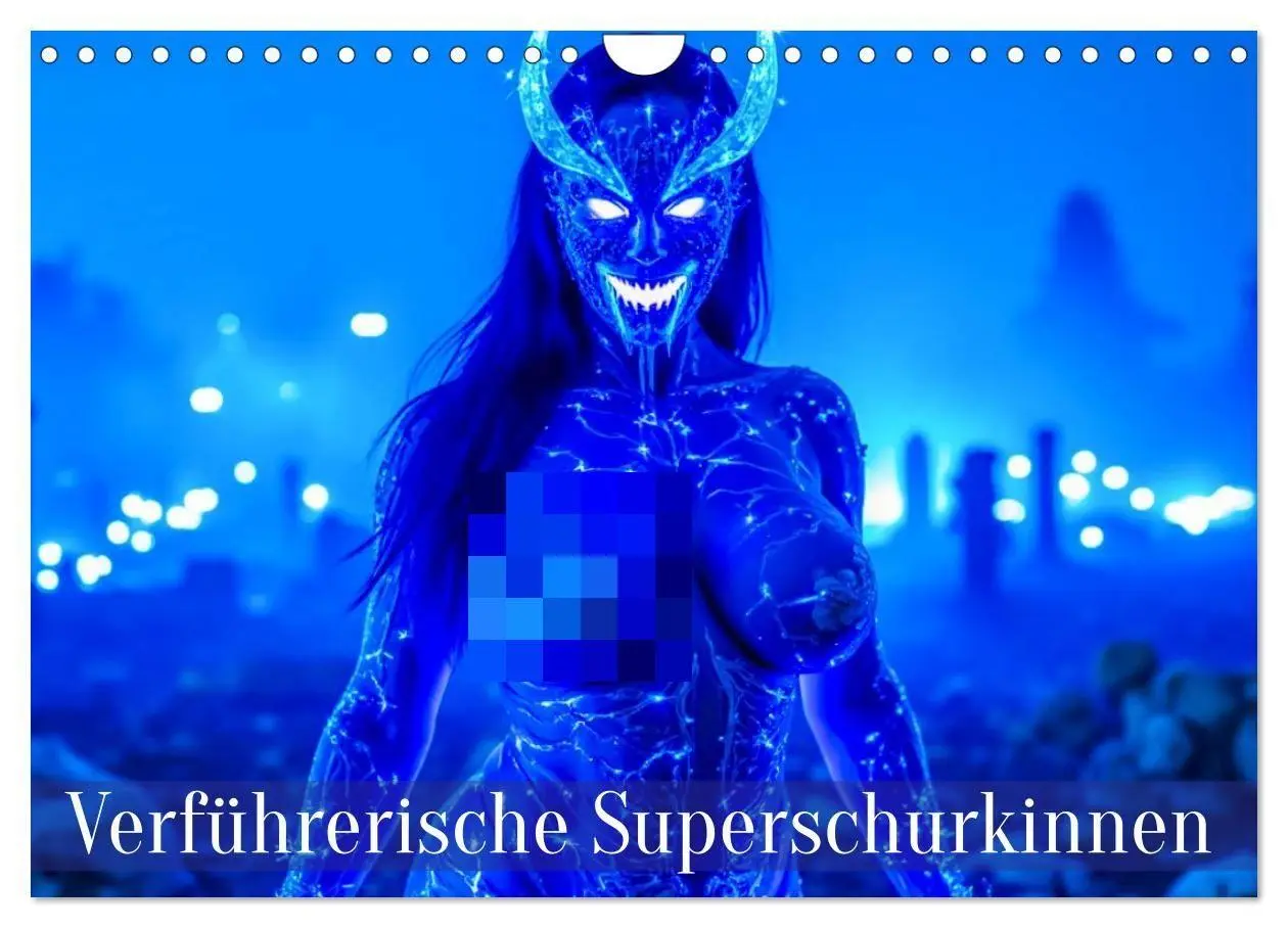 Cover: 9783516774146 | Verführerische Superschurkinnen (Wandkalender 2027 DIN A4 quer),...