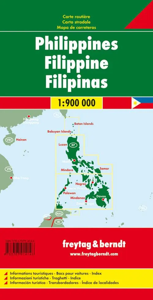 Rückseite: 9783707914146 | Philippinen, Autokarte 1:900.000 | (Land-)Karte | Deutsch | 2018