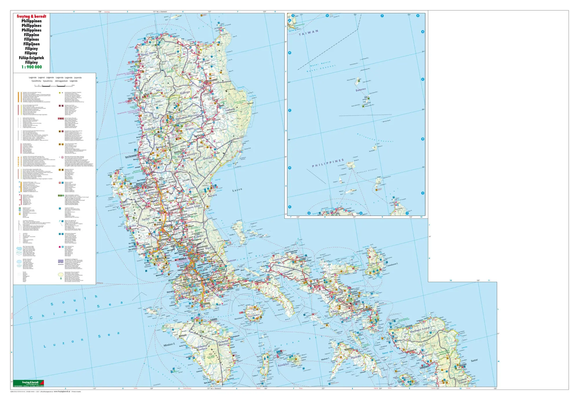 Bild: 9783707914146 | Philippinen, Autokarte 1:900.000 | (Land-)Karte | Deutsch | 2018