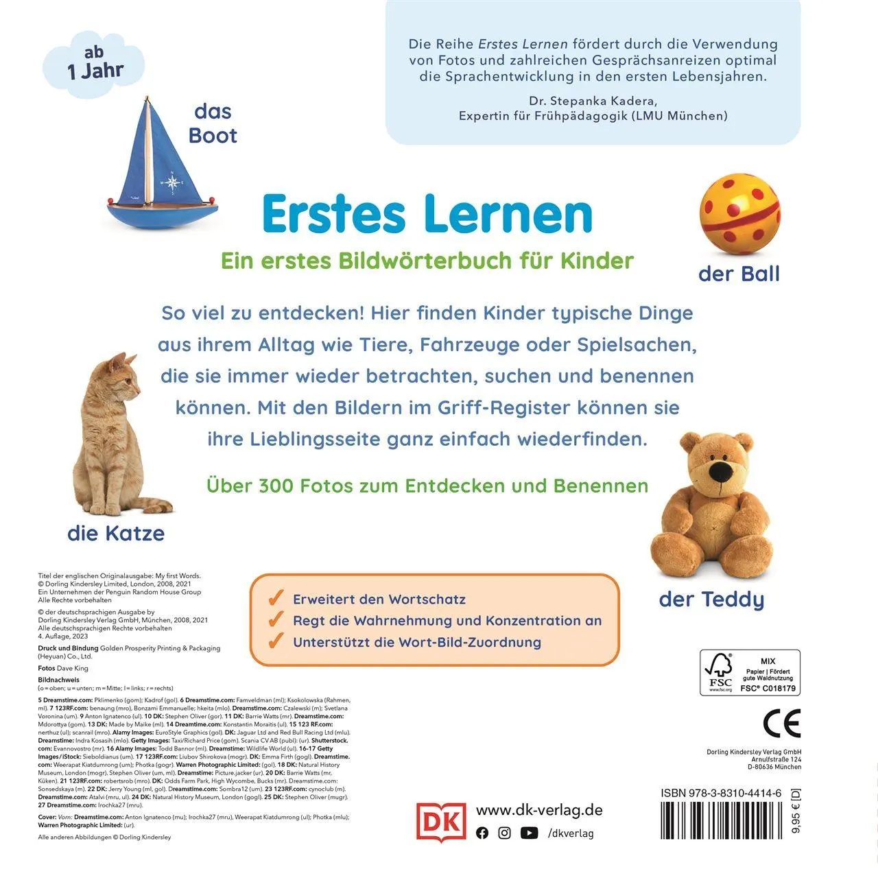 Rückseite: 9783831044146 | Erstes Lernen. Wörter | DK Verlag - Kids | Buch | Erstes Lernen | 2021