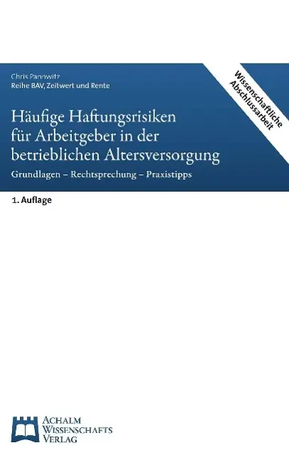 Cover: 9783942544146 | Häufige Haftungsrisiken für Arbeitgeber in der betrieblichen...