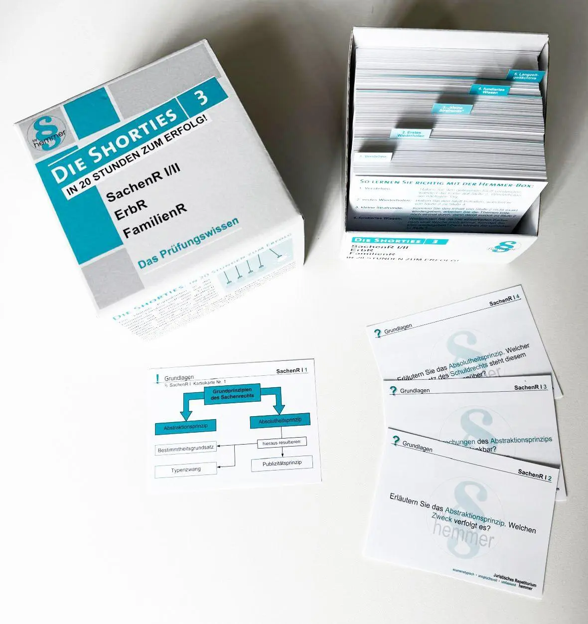 Cover: 9783968384146 | Die Shorties Box III - Erbrecht, Familienrecht, Sachenrecht | Box