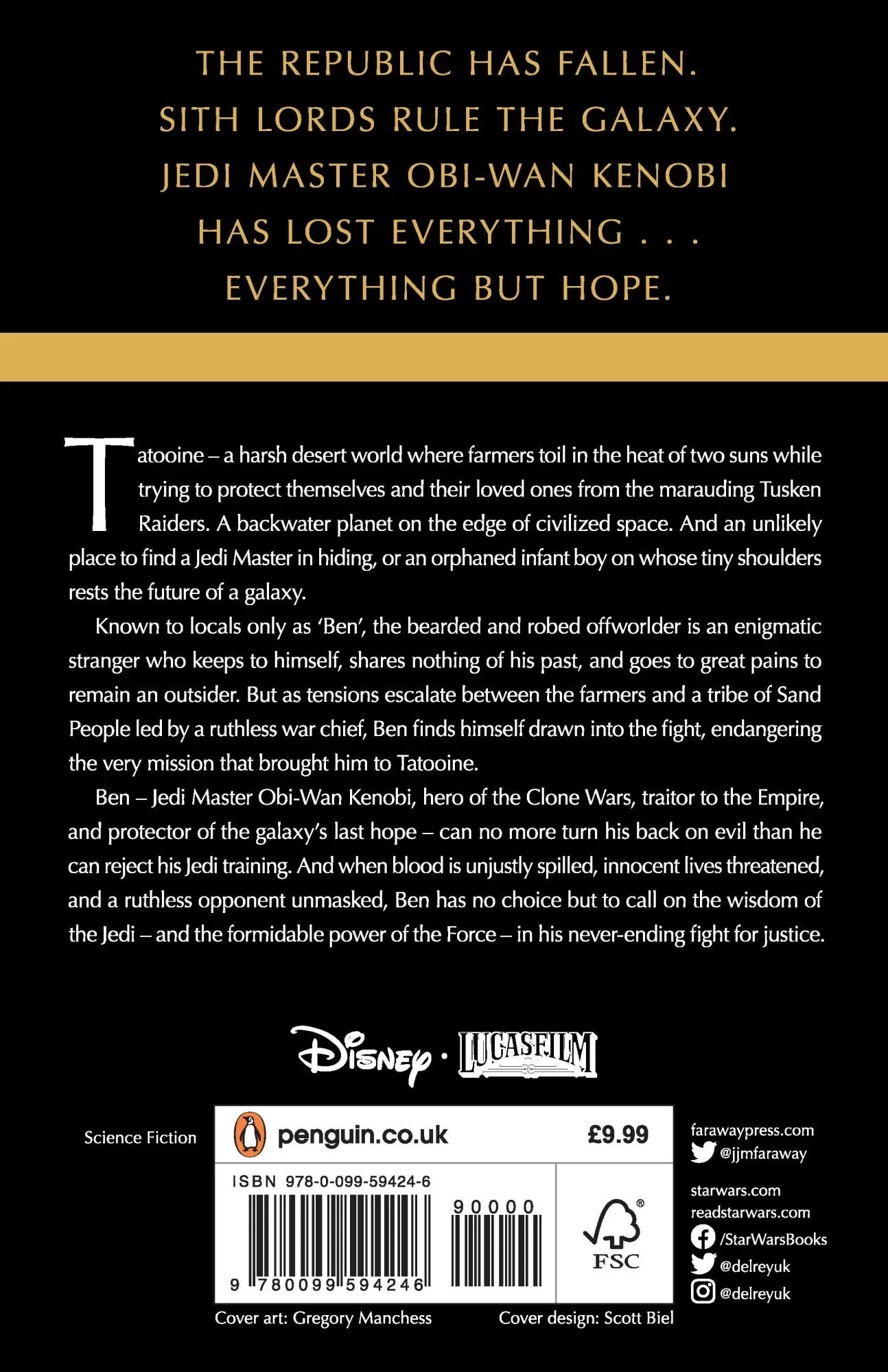 Rückseite: 9780099594246 | Star Wars: Kenobi | John Jackson Miller | Taschenbuch | Englisch
