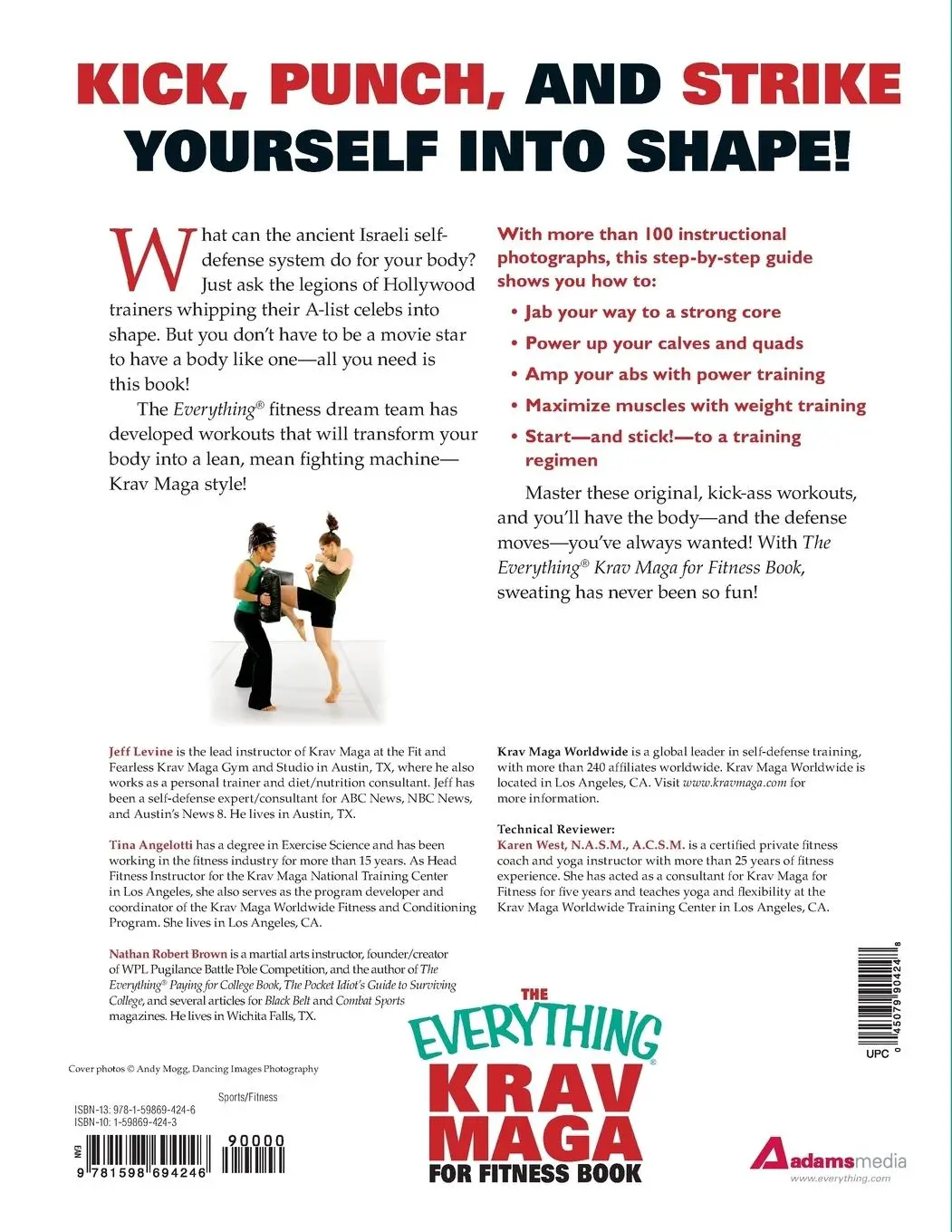 Rückseite: 9781598694246 | The Everything Krav Maga for Fitness Book | Jeff Levine (u. a.) | Buch