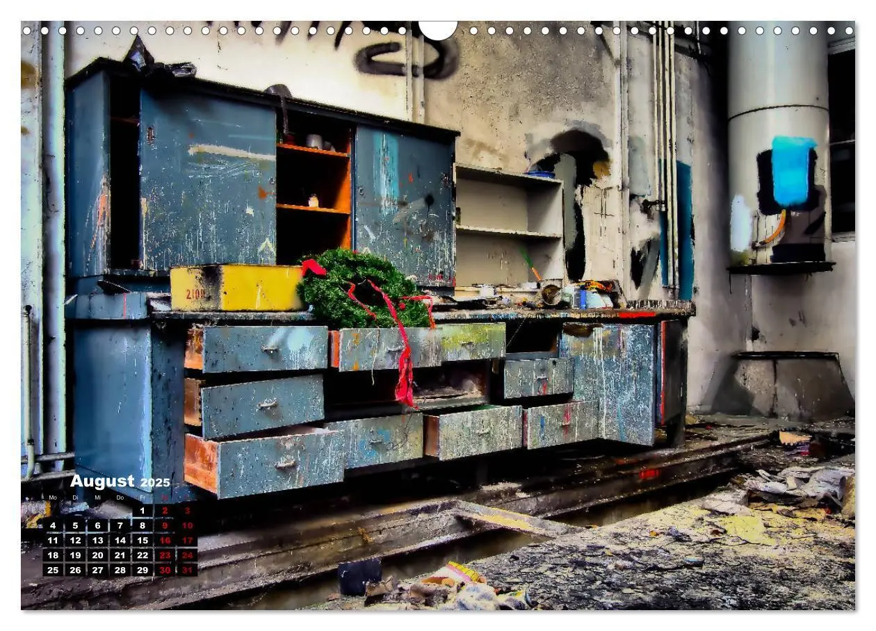 Bild: 9783435274246 | Verlassene Orte - Lost Places (Wandkalender 2025 DIN A3 quer),...