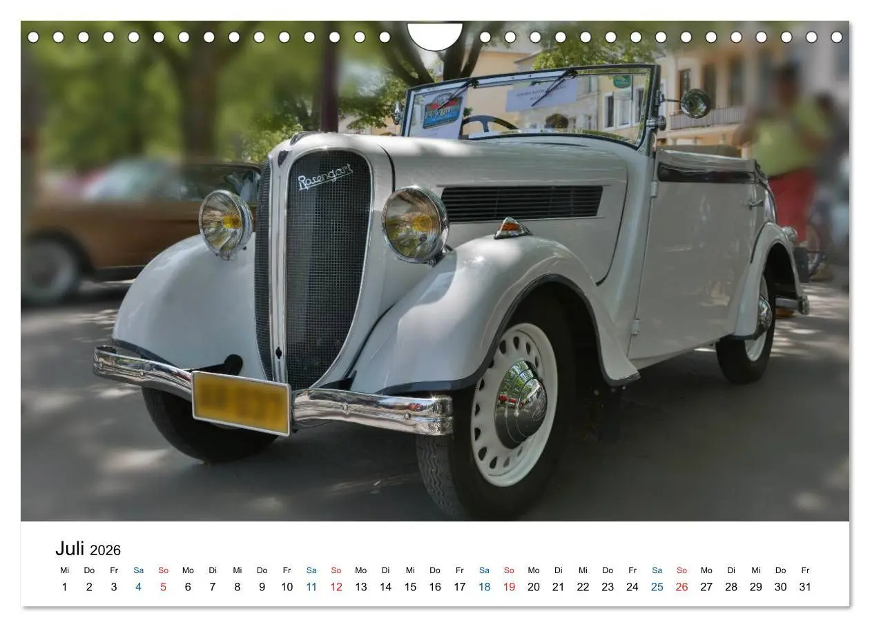Bild: 9783516074246 | Oldtimer - Altes Blech in neuem Glanz (Wandkalender 2026 DIN A4...