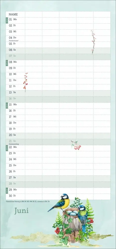Bild: 9783756414246 | tm Tiere des Waldes Familienplaner 2026 | Kalender | 13 S. | Deutsch