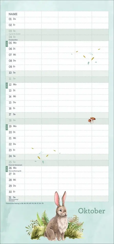 Bild: 9783756414246 | tm Tiere des Waldes Familienplaner 2026 | Kalender | 13 S. | Deutsch