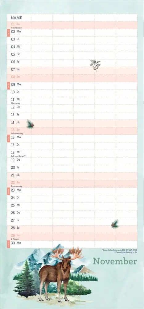 Bild: 9783756414246 | tm Tiere des Waldes Familienplaner 2026 | Kalender | 13 S. | Deutsch