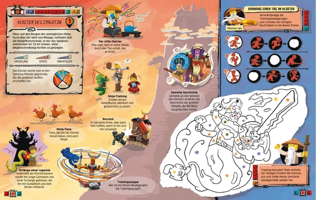 Bild: 9783960804246 | LEGO® NINJAGO® - Entdecke Ninjago City | 2 Stadtpläne, Rätsel, Sticker