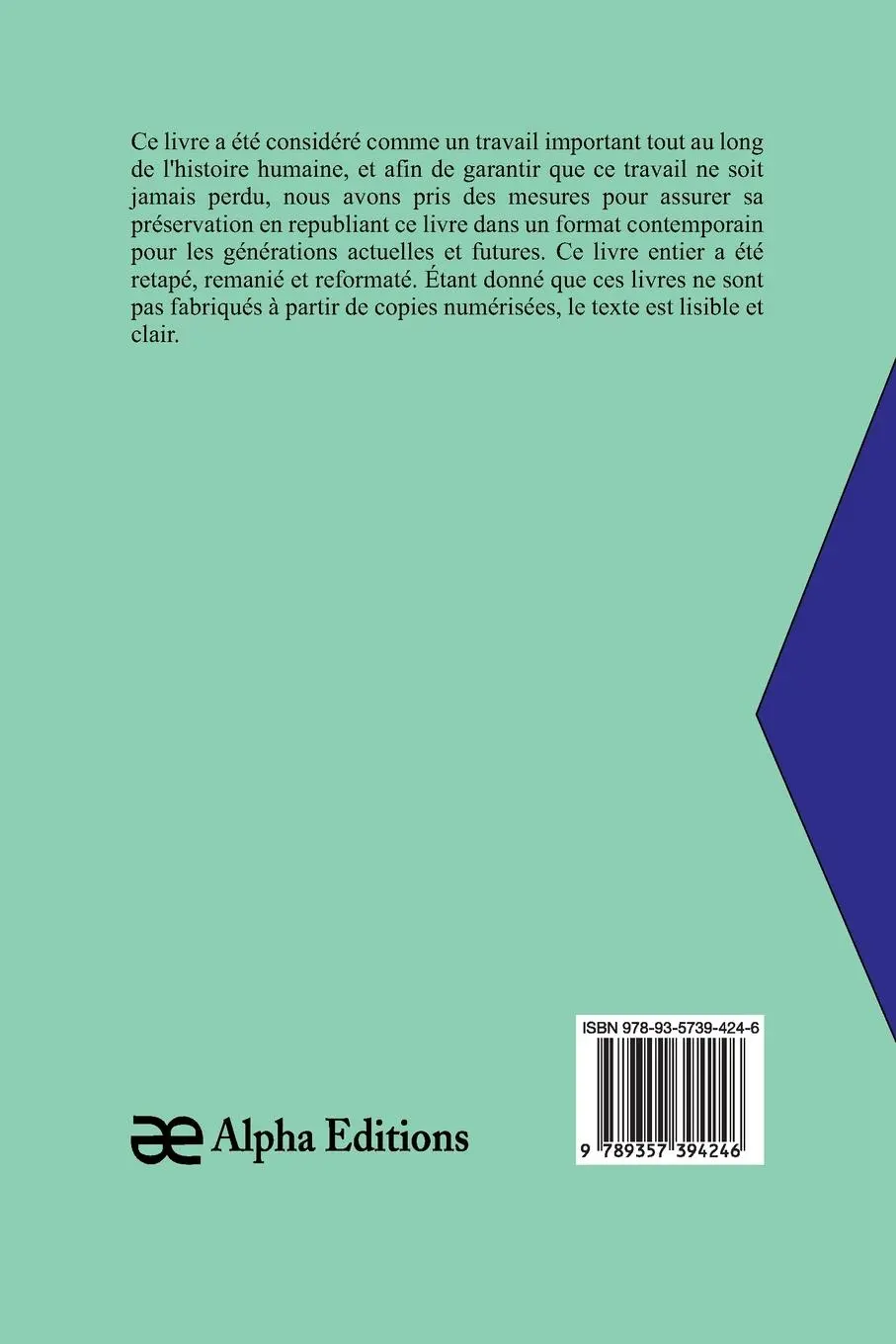 Rückseite: 9789357394246 | Le blé en herbe | roman | Colette | Taschenbuch | Französisch | 2023