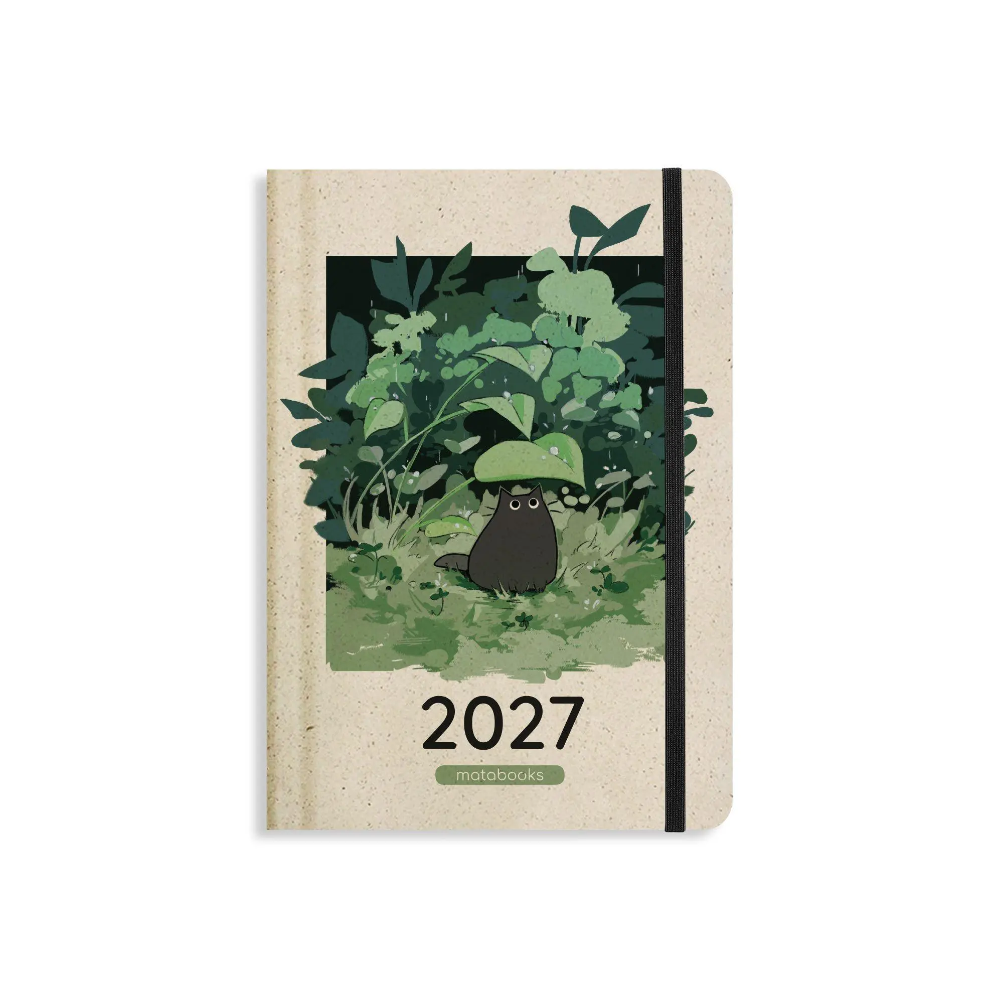 Cover: 4260626414346 | matabooks - A5 Kalender Samaya 2027 Farbe: Rainy Green (DE/EN) | Buch