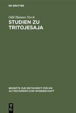 Cover: 9783110134346 | Studien zu Tritojesaja | Odil Hannes Steck | Buch | XIV | Deutsch