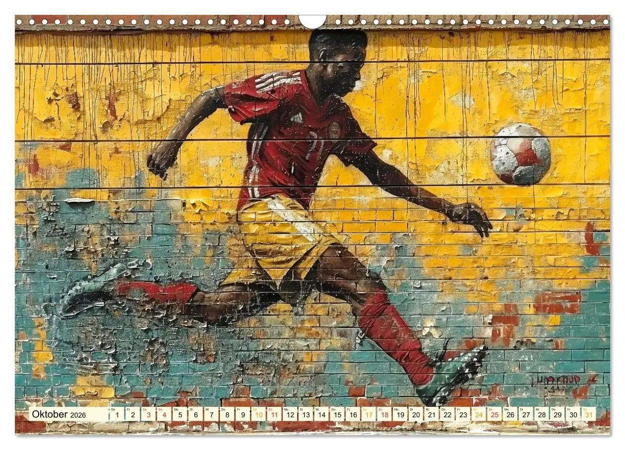Bild: 9783457284346 | Fußball Graffiti - sportliche Kunst (Wandkalender 2026 DIN A3...