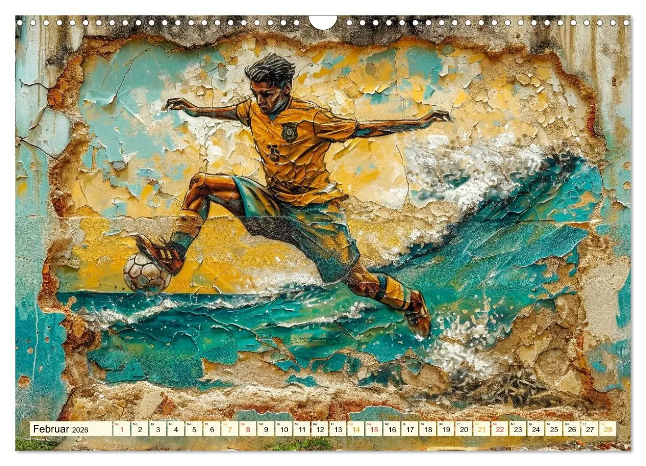 Bild: 9783457284346 | Fußball Graffiti - sportliche Kunst (Wandkalender 2026 DIN A3...