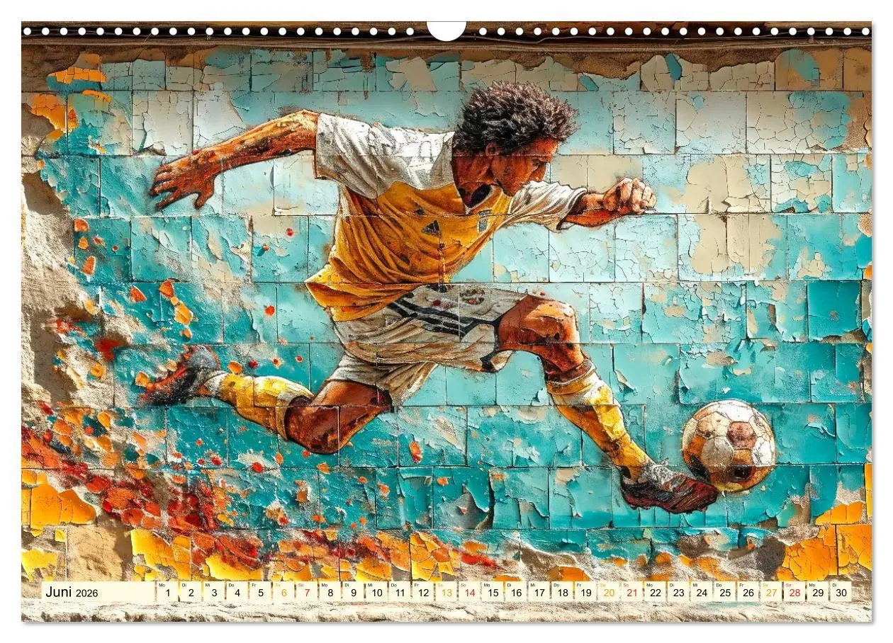 Bild: 9783457284346 | Fußball Graffiti - sportliche Kunst (Wandkalender 2026 DIN A3...