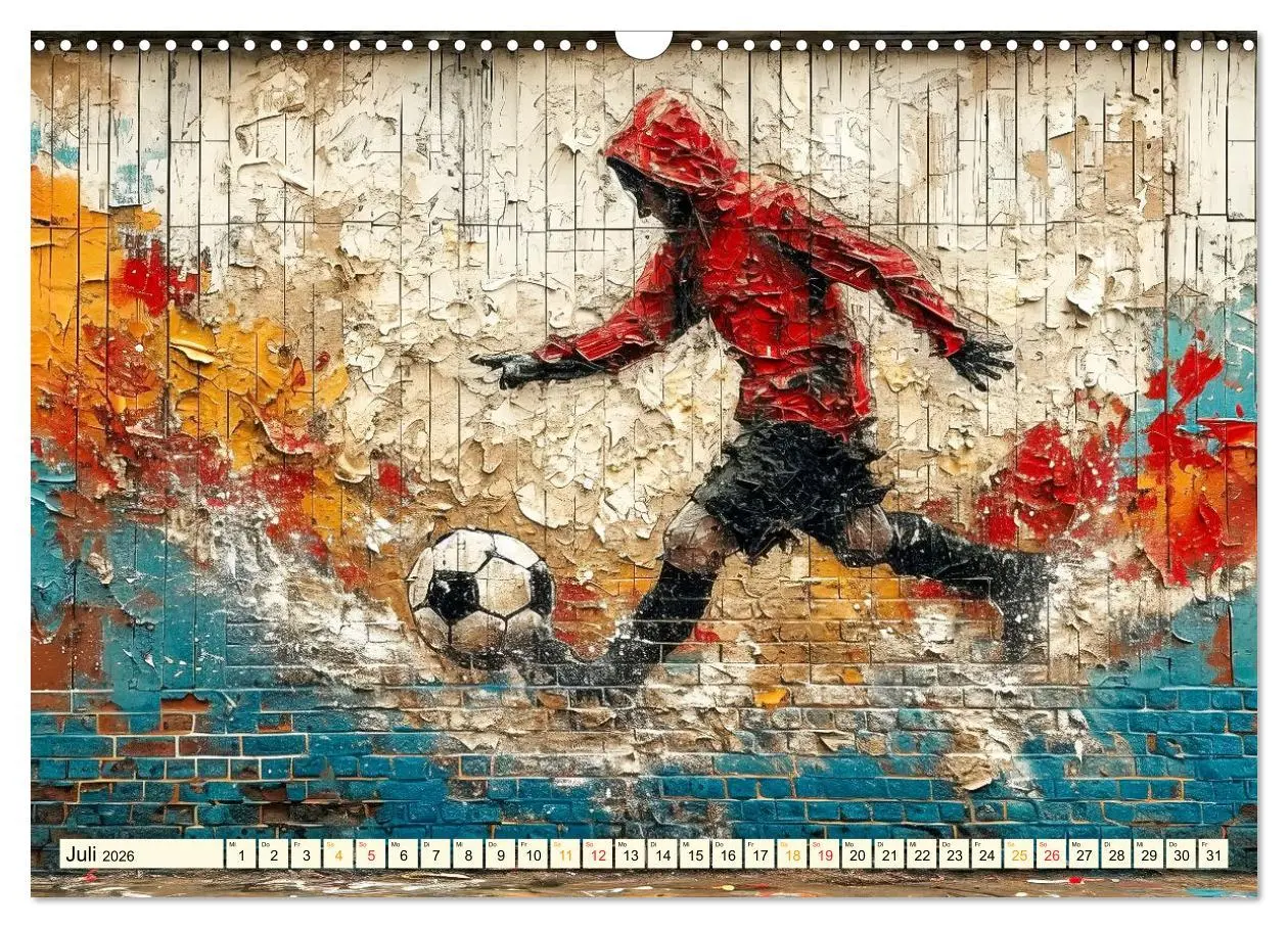 Bild: 9783457284346 | Fußball Graffiti - sportliche Kunst (Wandkalender 2026 DIN A3...