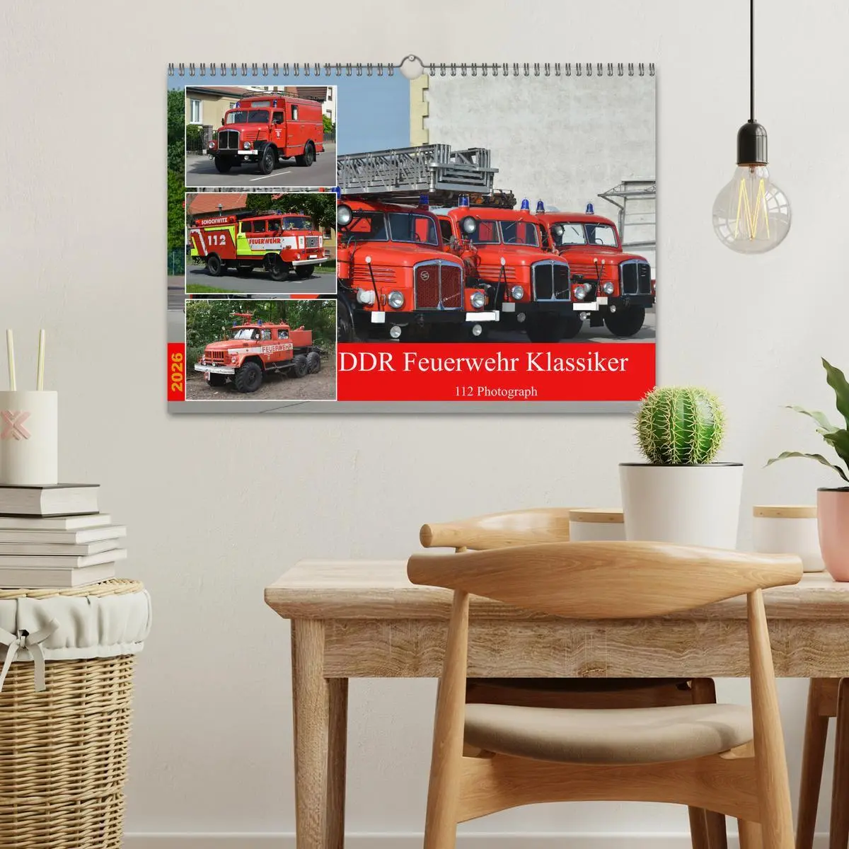 Bild: 9783457354346 | DDR Feuerwehr Klassiker (Wandkalender 2026 DIN A3 quer), CALVENDO...