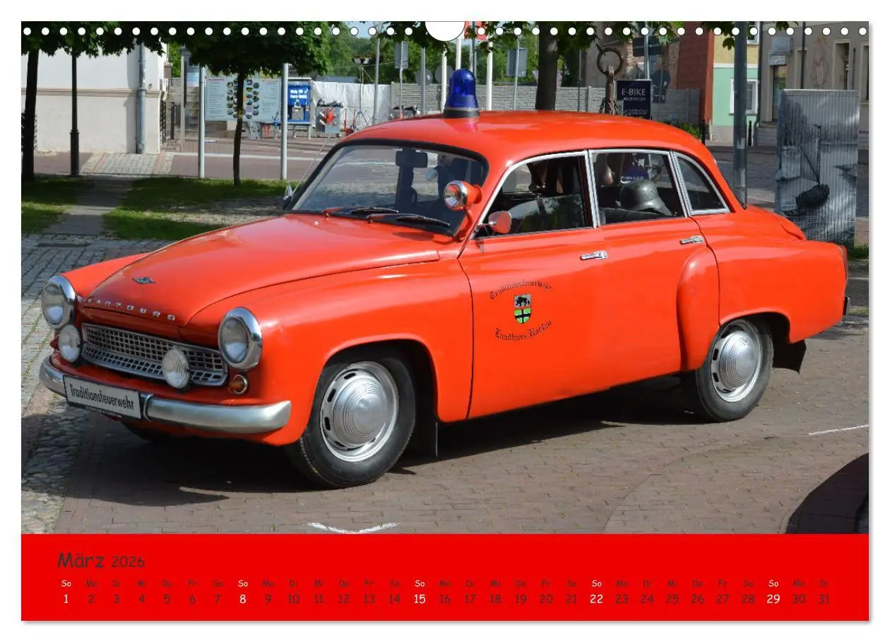 Bild: 9783457354346 | DDR Feuerwehr Klassiker (Wandkalender 2026 DIN A3 quer), CALVENDO...