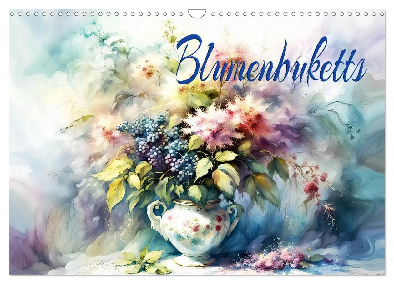 Cover: 9783457424346 | Blumenbuketts (Wandkalender 2026 DIN A3 quer), CALVENDO Monatskalender