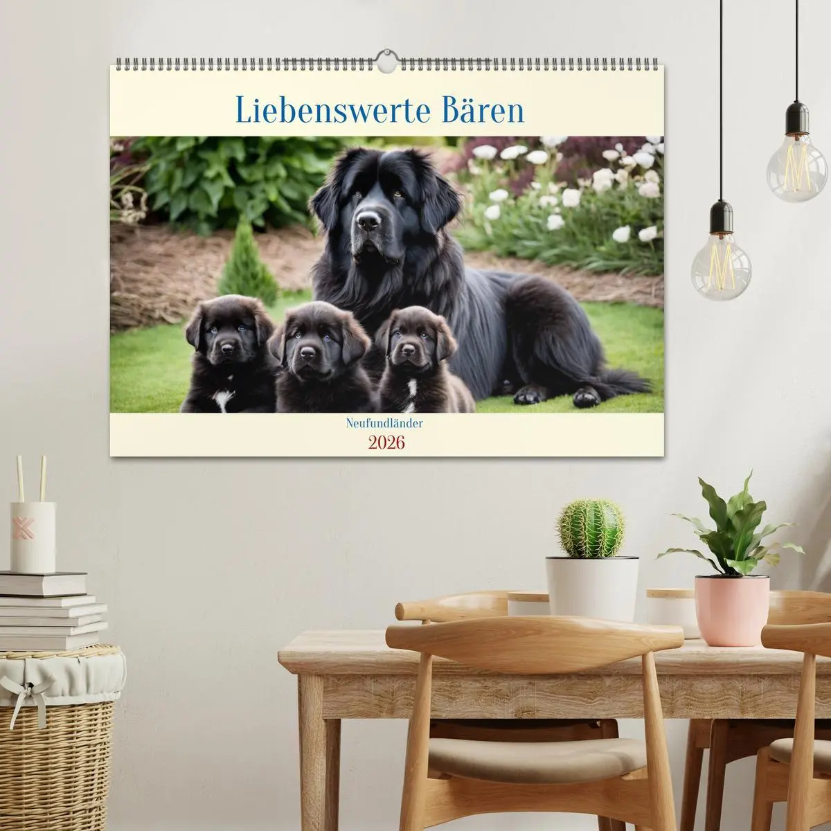 Bild: 9783457734346 | Neufundländer - Liebenswerte Bären (Wandkalender 2026 DIN A2 quer),...