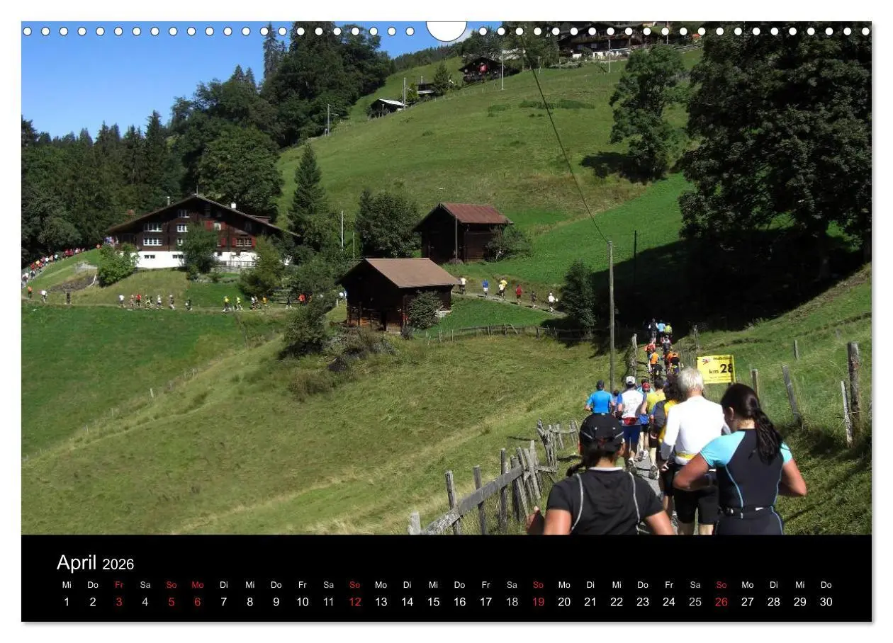 Bild: 9783516204346 | Der Jungfrau-Marathon (Wandkalender 2026 DIN A3 quer), CALVENDO...