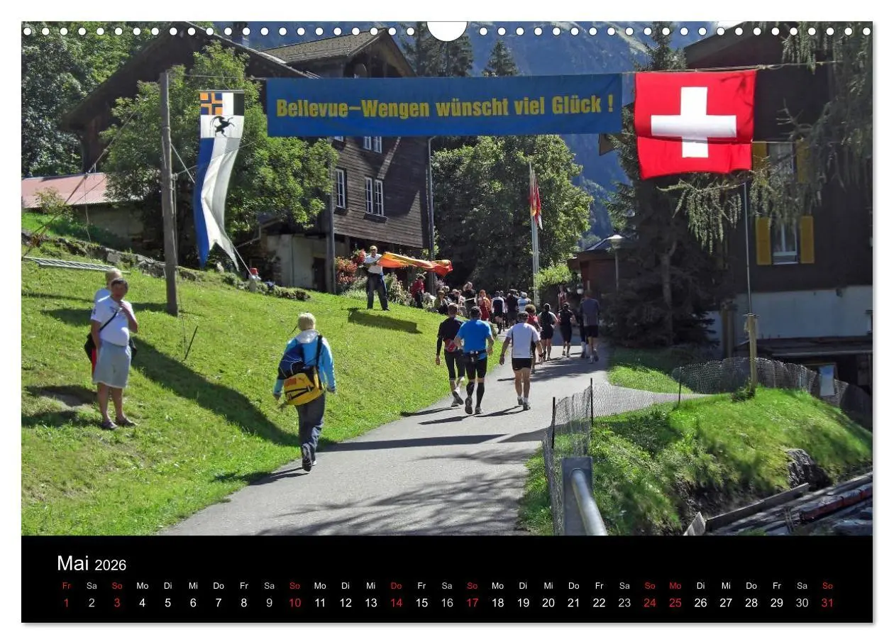 Bild: 9783516204346 | Der Jungfrau-Marathon (Wandkalender 2026 DIN A3 quer), CALVENDO...