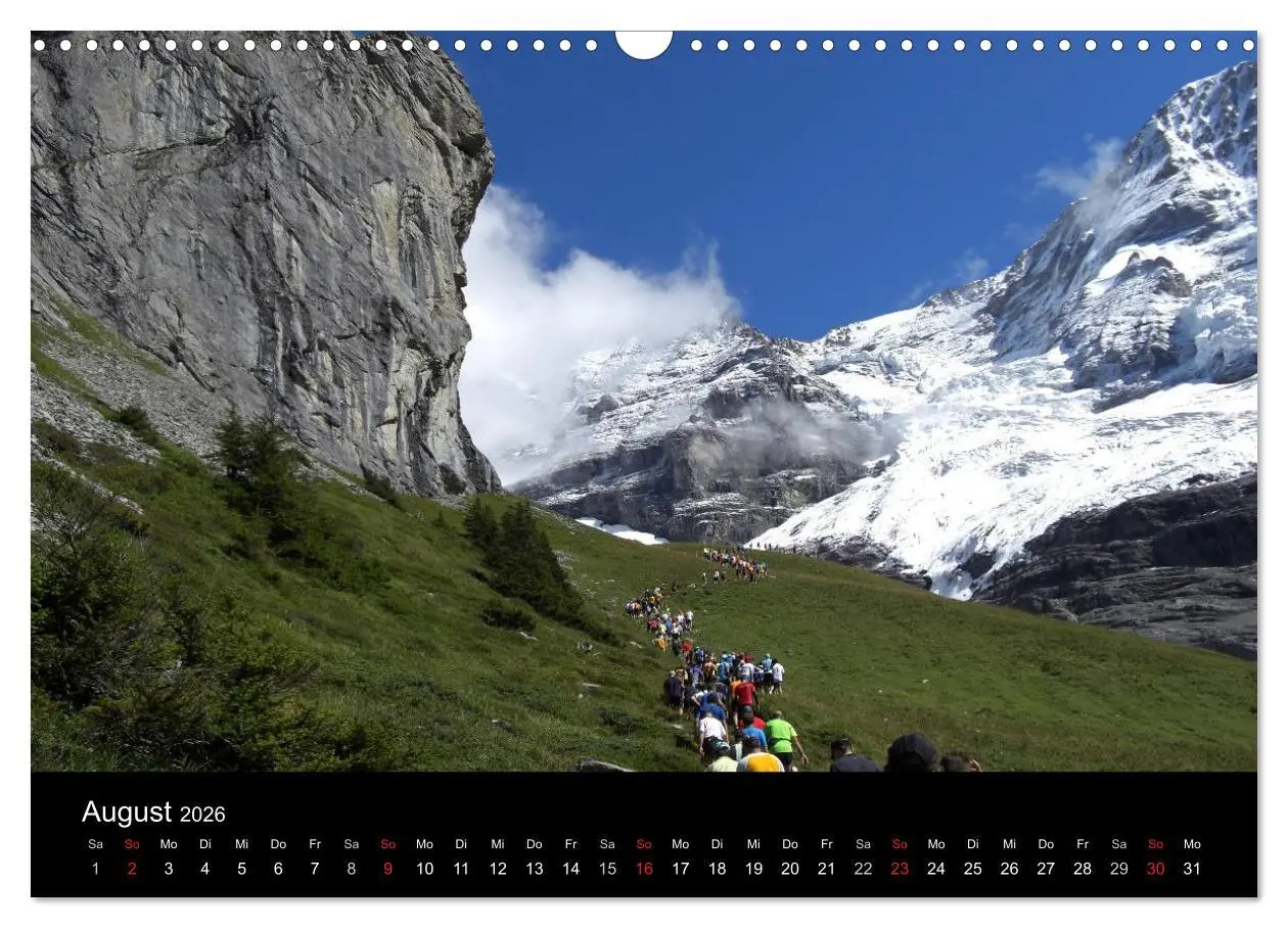 Bild: 9783516204346 | Der Jungfrau-Marathon (Wandkalender 2026 DIN A3 quer), CALVENDO...
