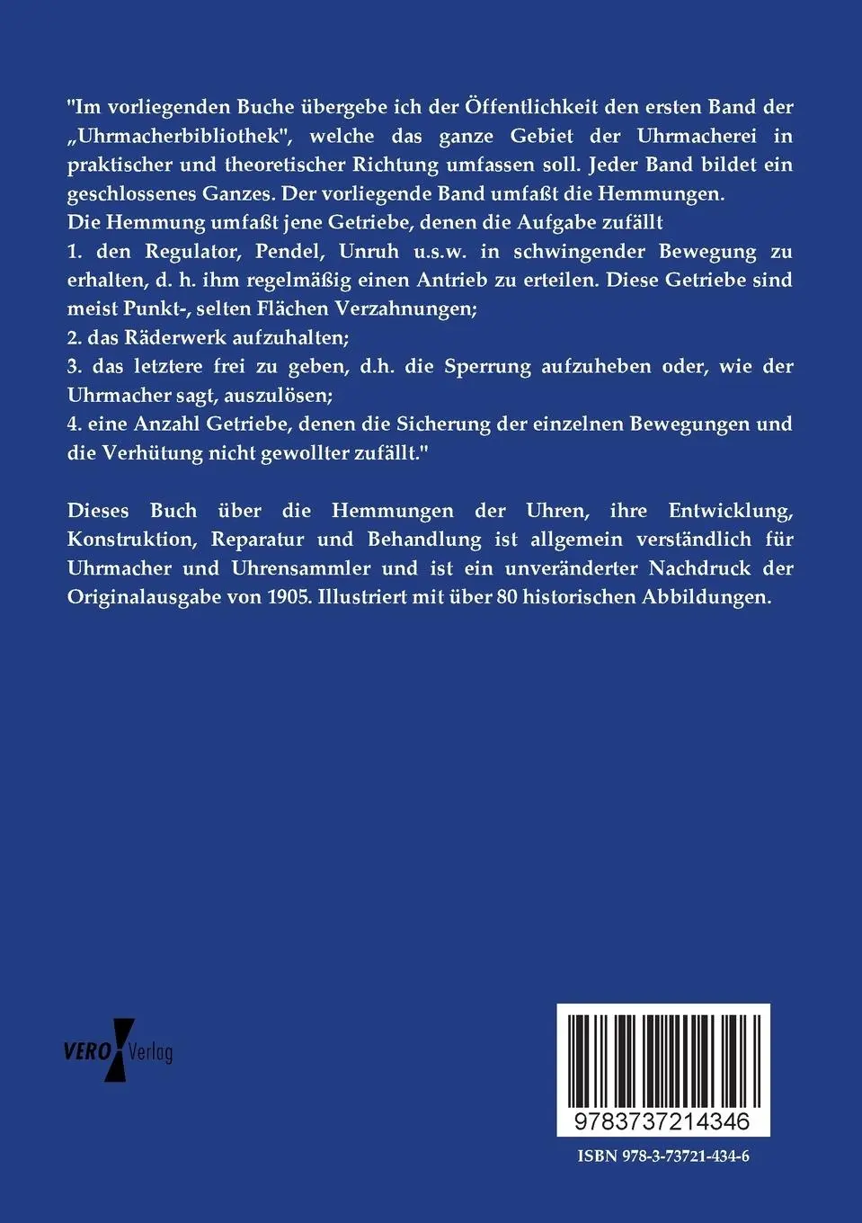 Rückseite: 9783737214346 | Die Hemmungen der Uhren | Conrad Dietzschold | Taschenbuch | 252 S.