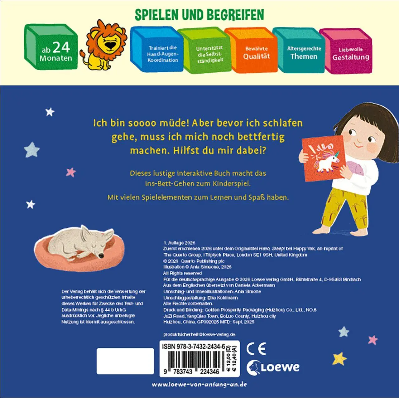 Bild: 9783743224346 | Jetzt ist Zeit zum Schlafen | Ania Simeone | Buch | 14 S. | Deutsch