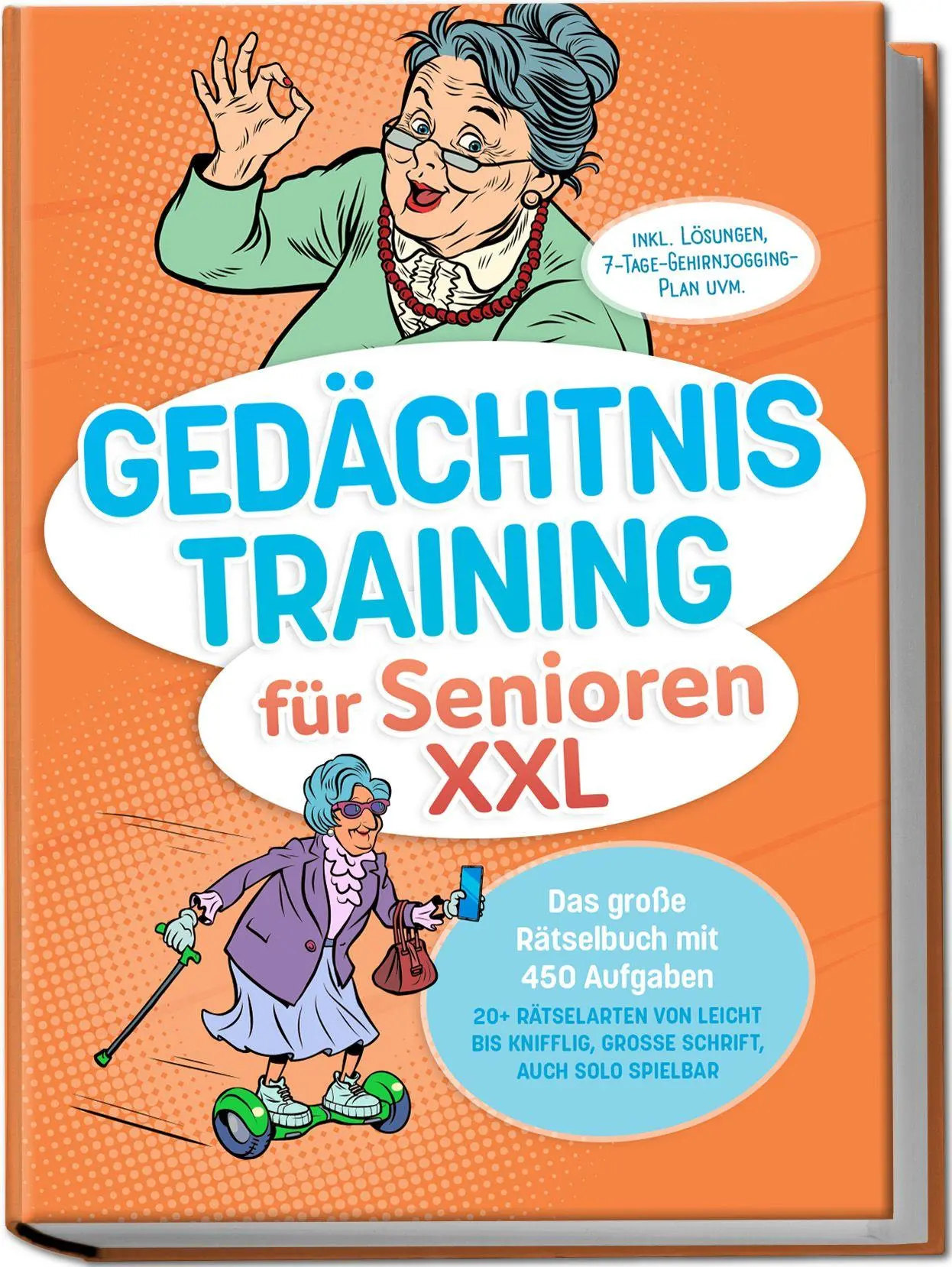 Cover: 9783757634346 | Gedächtnistraining für Senioren XXL: Das große Rätselbuch mit 450...