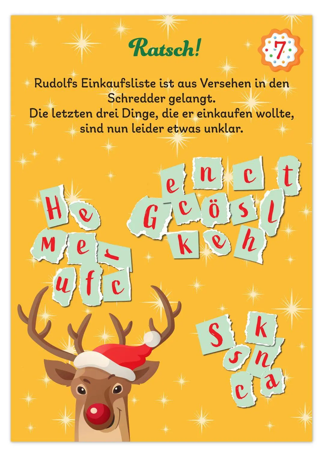 Bild: 9783780614346 | Rätseladventskalender to go 9 | Mit 24 kniffligen Rätseln | Schwarz