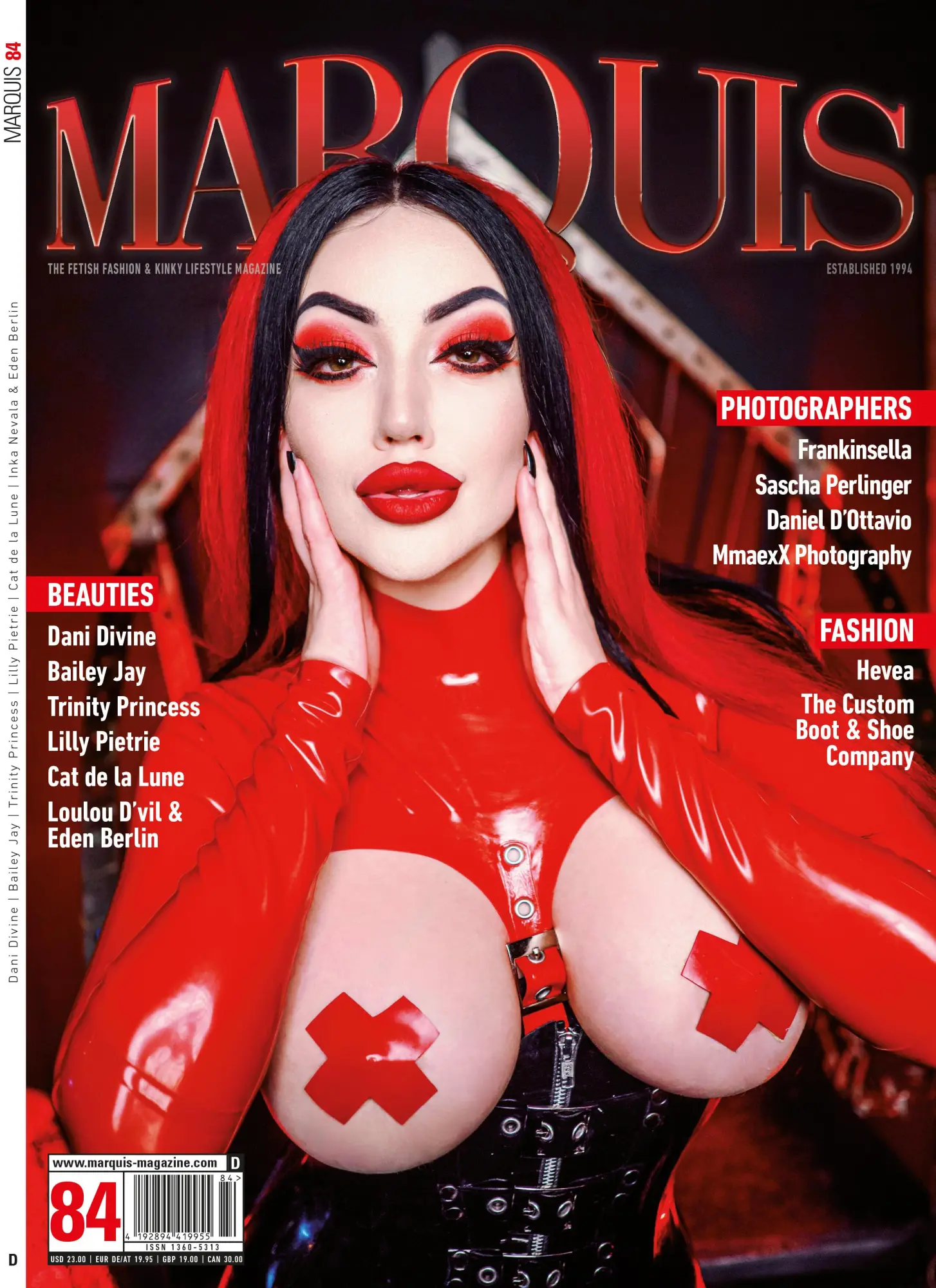 Cover: 9783866084346 | MARQUIS Magazine No. 84 - Fetish, Fashion, Latex &amp; Lifestyle --...