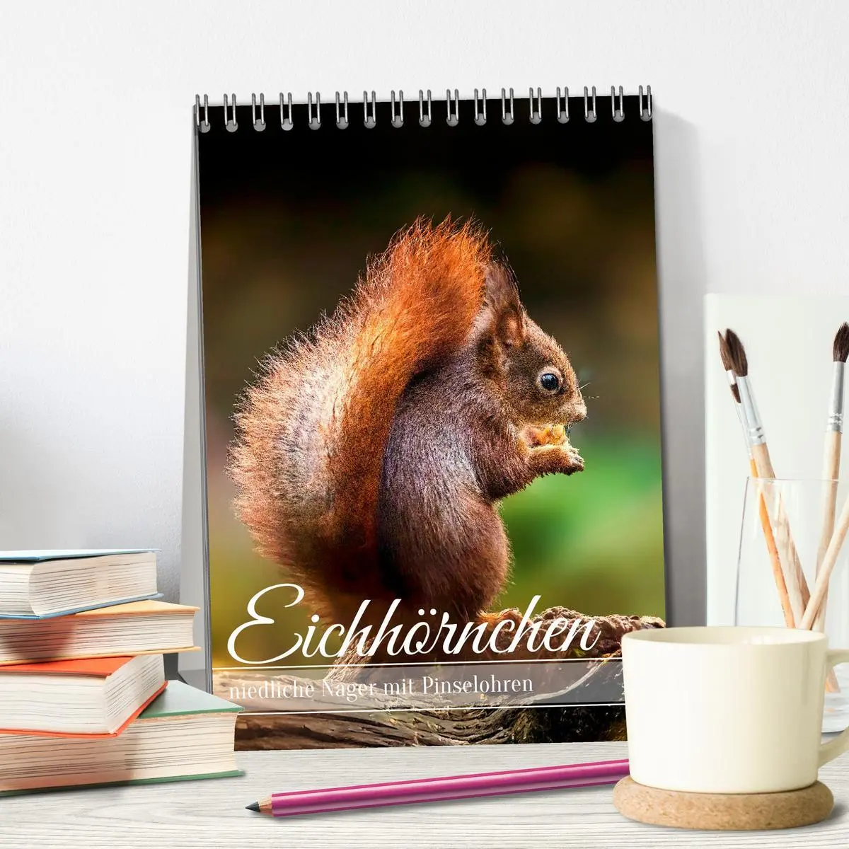Bild: 9783457274446 | Niedlicher Nager - Das Eichhörnchen (Tischkalender 2026 DIN A5...